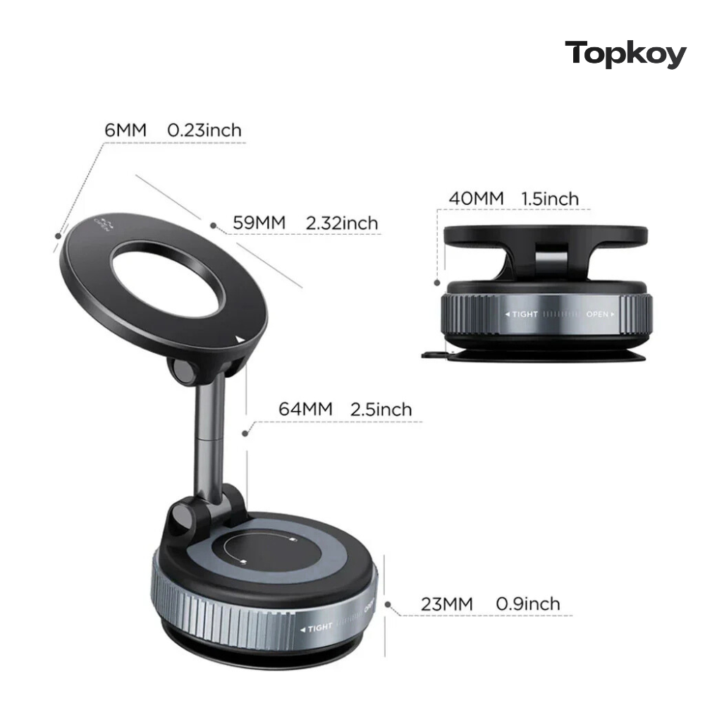 Topkoy™ – Ultra-Strong Magnetic Vacuum Holder.