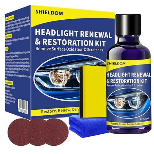Headlight Renewal and Restoration Kit 200 ml Pack of 2