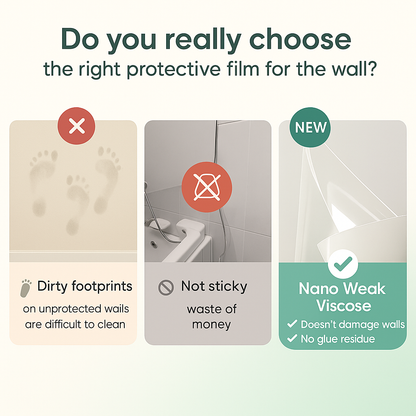 Self- Adhesive Transparent Electrostatic Wall Protection Film